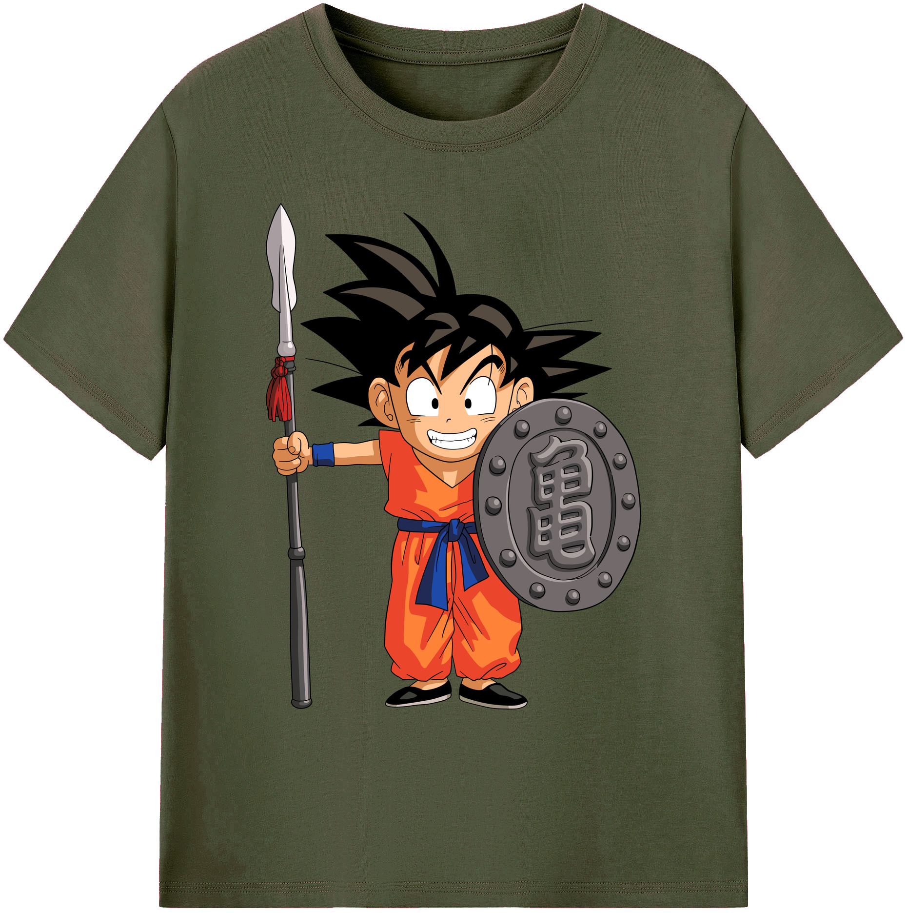 （画像用） ドラゴンボール 孫悟空（そん ごくう）Son Goku カカロット DRAGON BALL Kakarotto 綿100％ メンズ半袖Tシャツ｜肌触りやわらか＆通気性